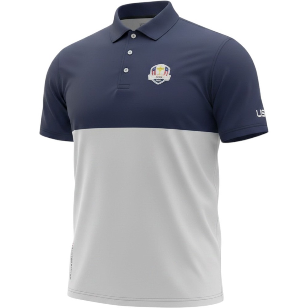RLX Ralph Lauren Ryder Cup 2016 Team USA Golf Polo Navy White XXL